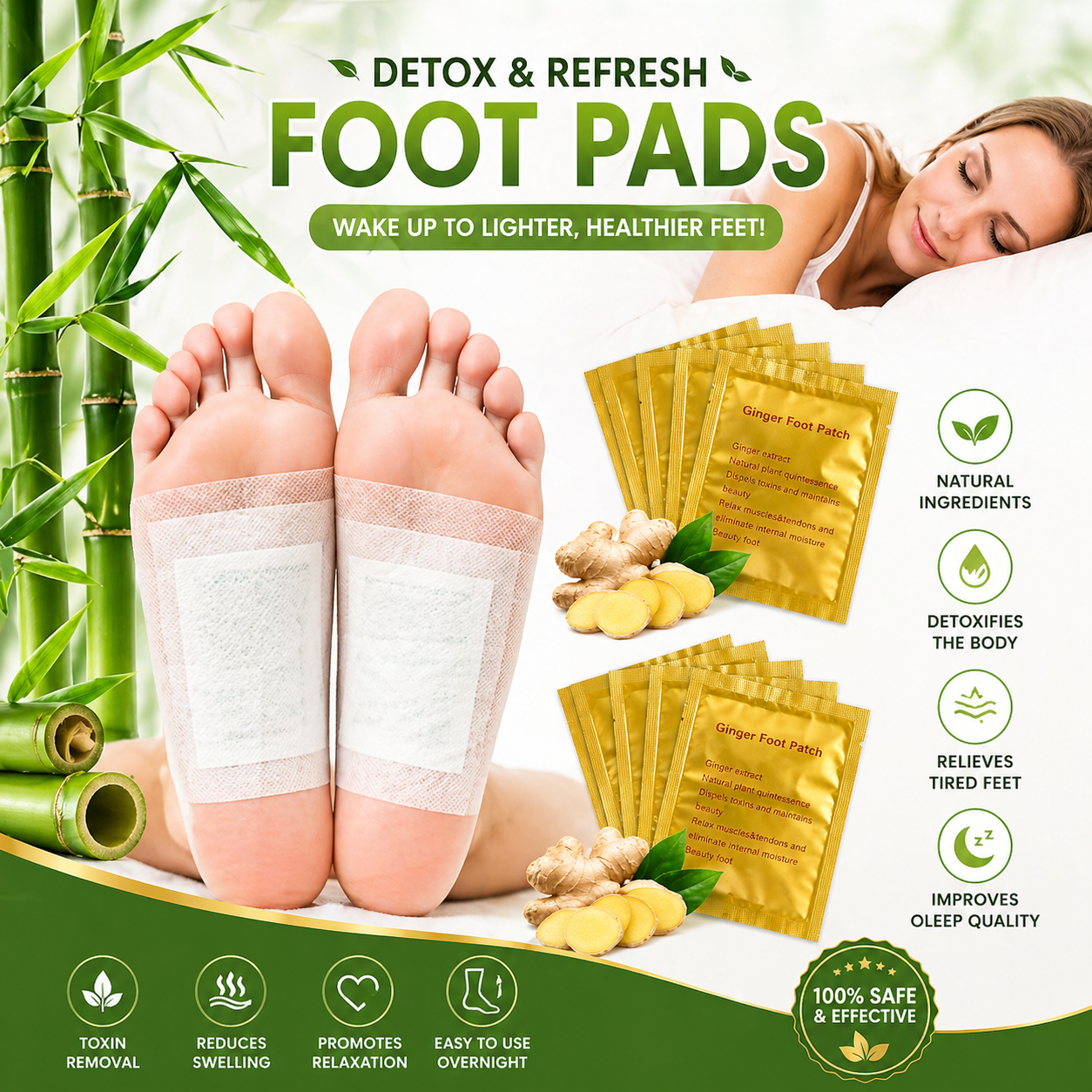 Detox Foot Patches (Pack of 2)