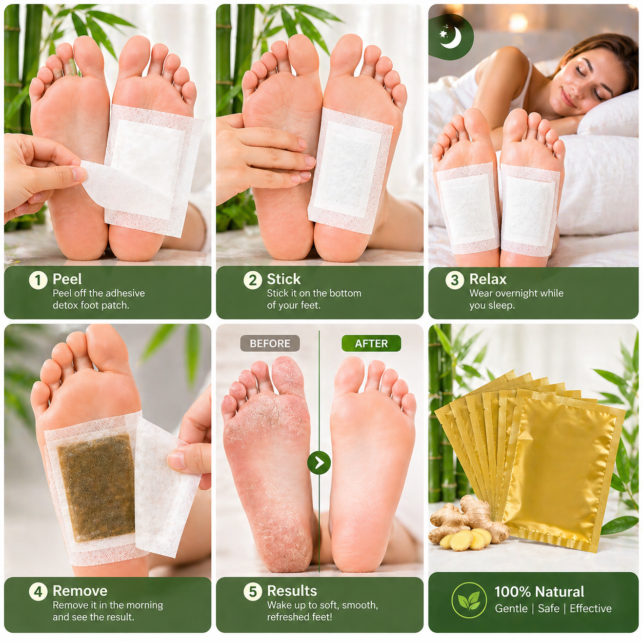 Detox Foot Patches (Pack of 2)