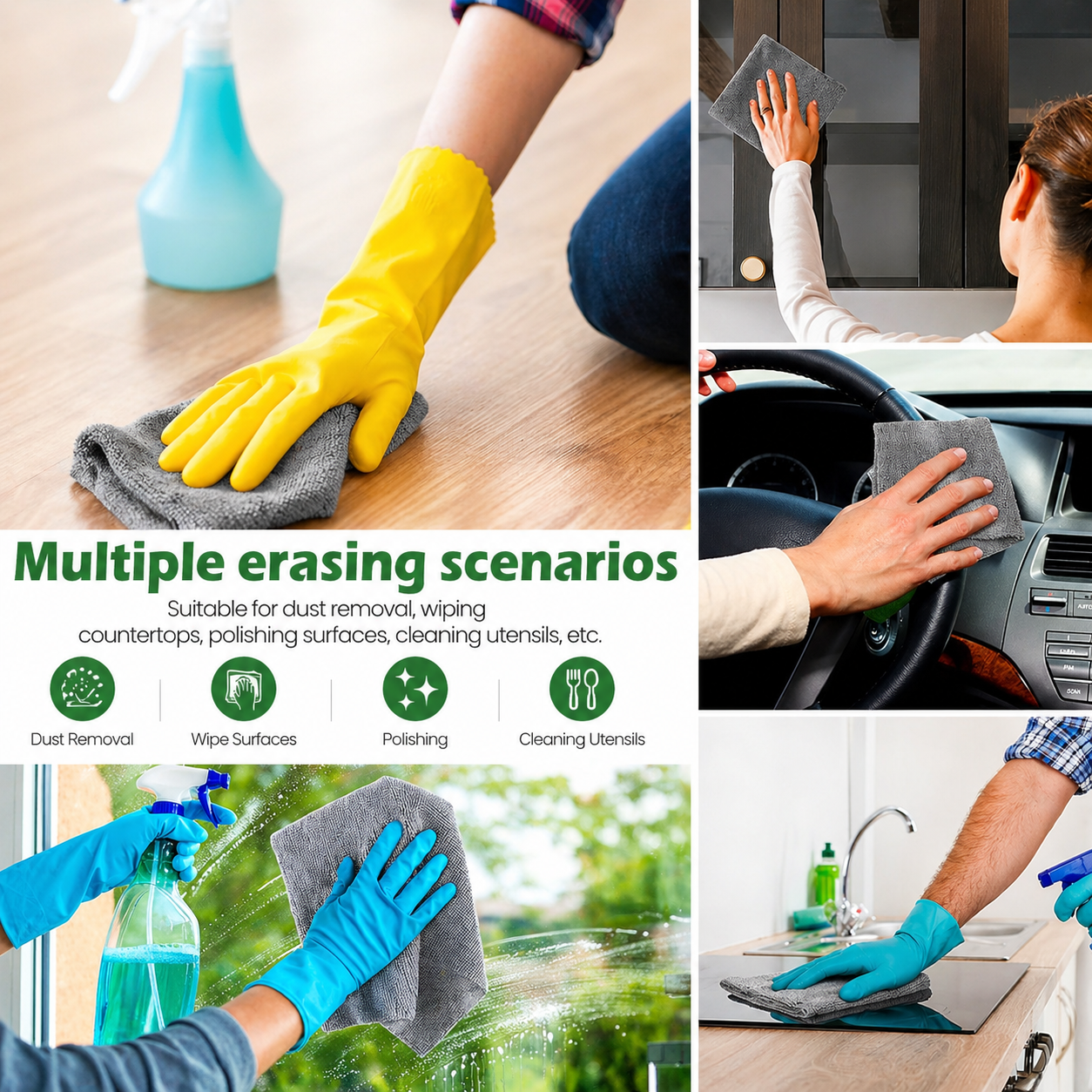 Microfiber Cleaning Cloth Roll
