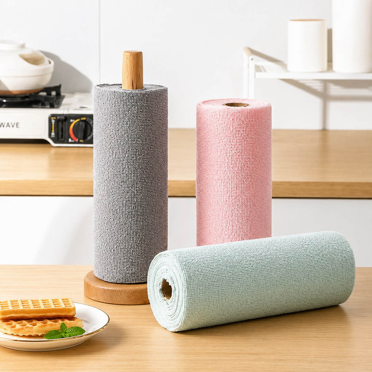 Microfiber Cleaning Cloth Roll