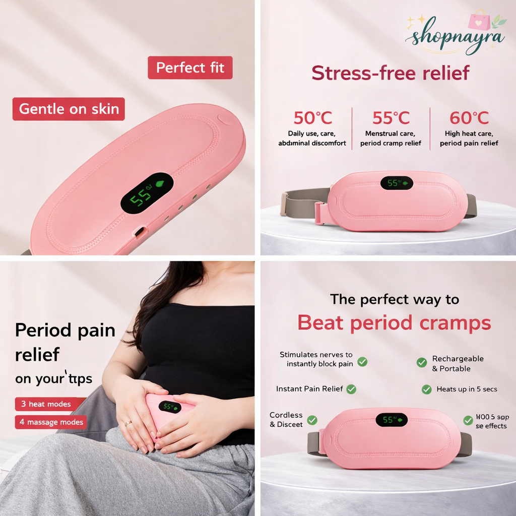 Dynamic Heat & Massage Therapy for Period Cramps | Upgraded