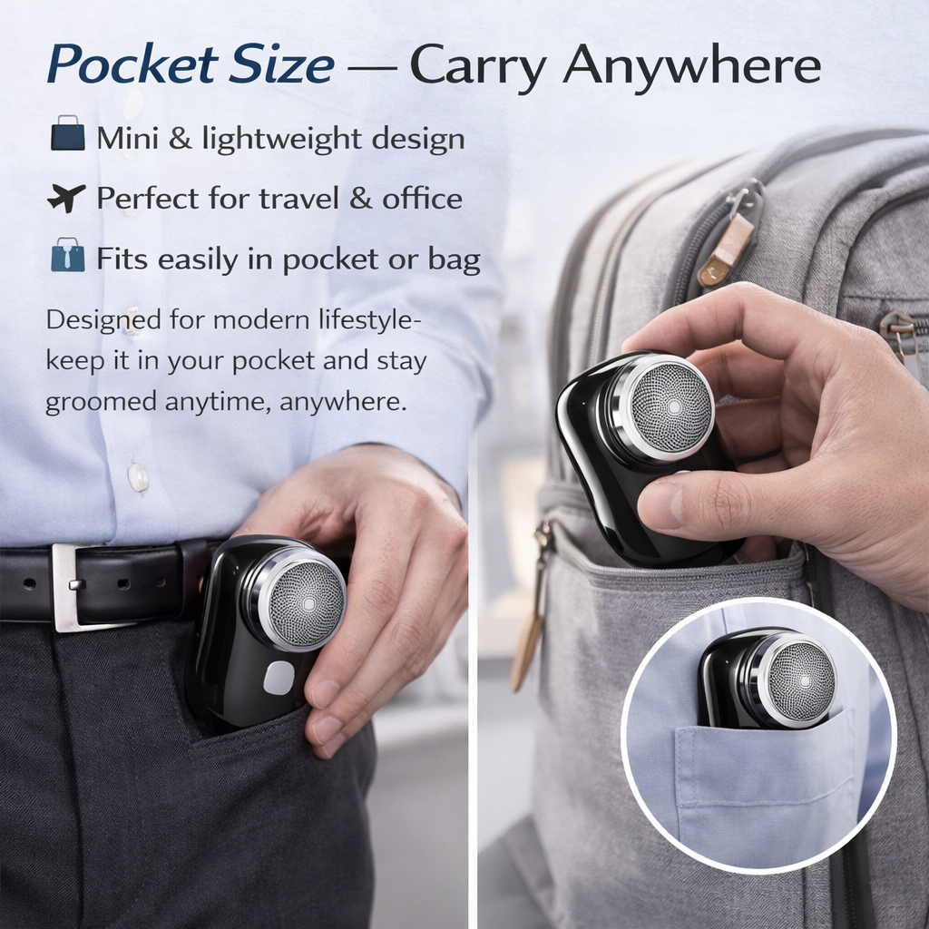 Mini Electric Shavers, Rechargeable | New Upgraded