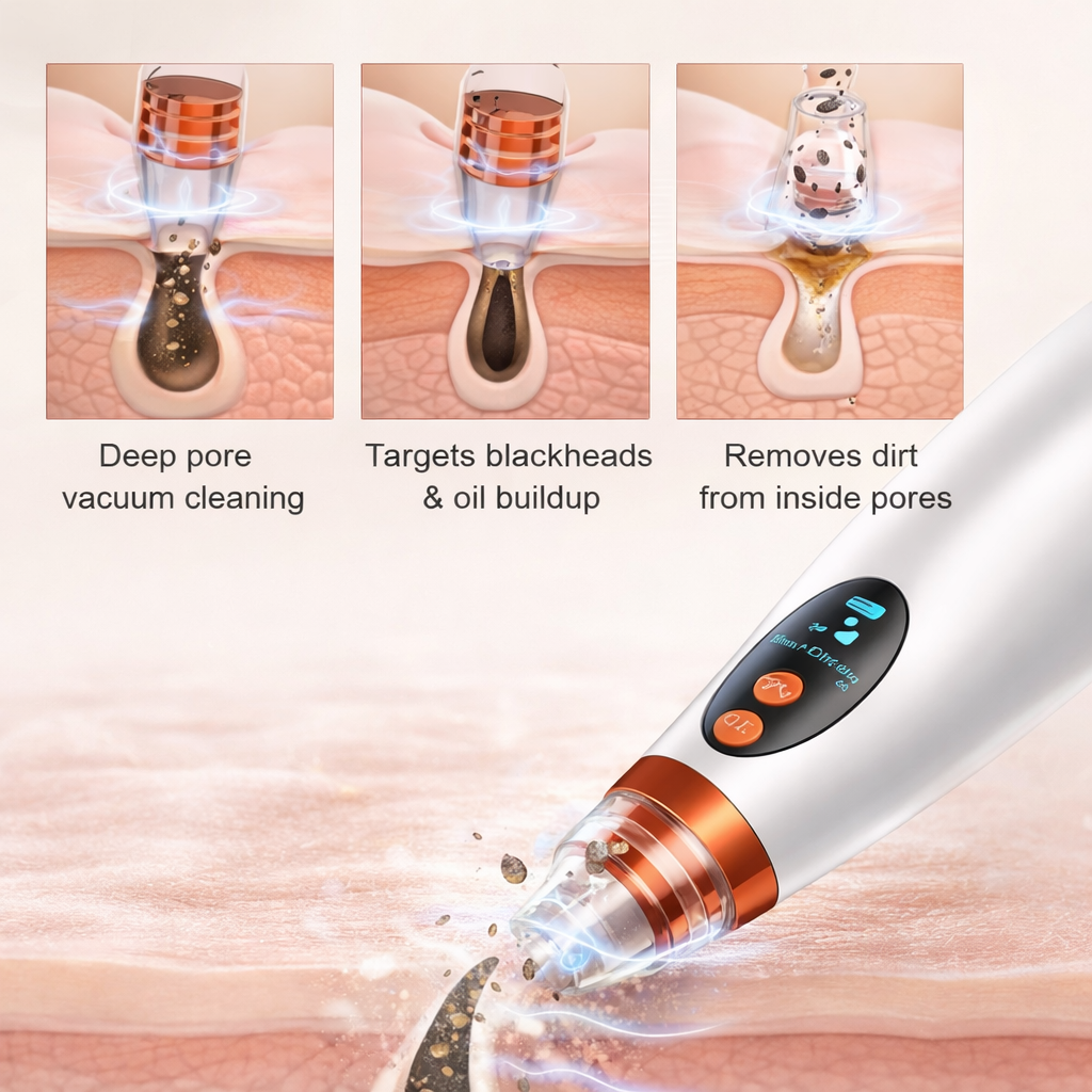 6 in 1 Blackheads Remover Electric Device