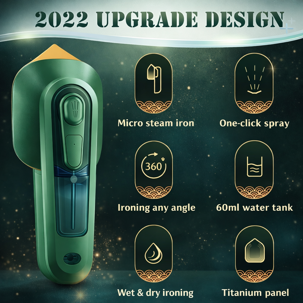 Portable Steamer Iron for Clothes