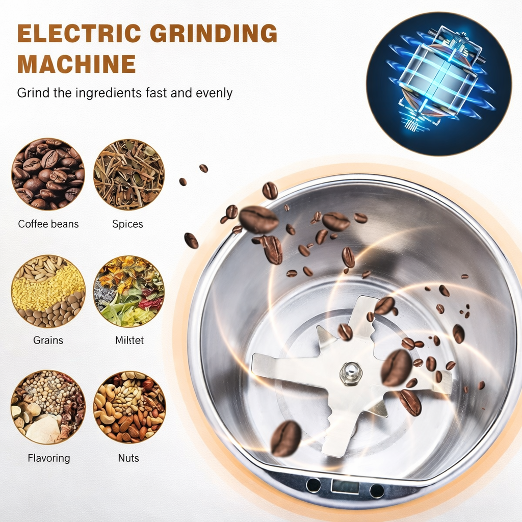Electric Coffee Grinder- Multipurpose Grinder