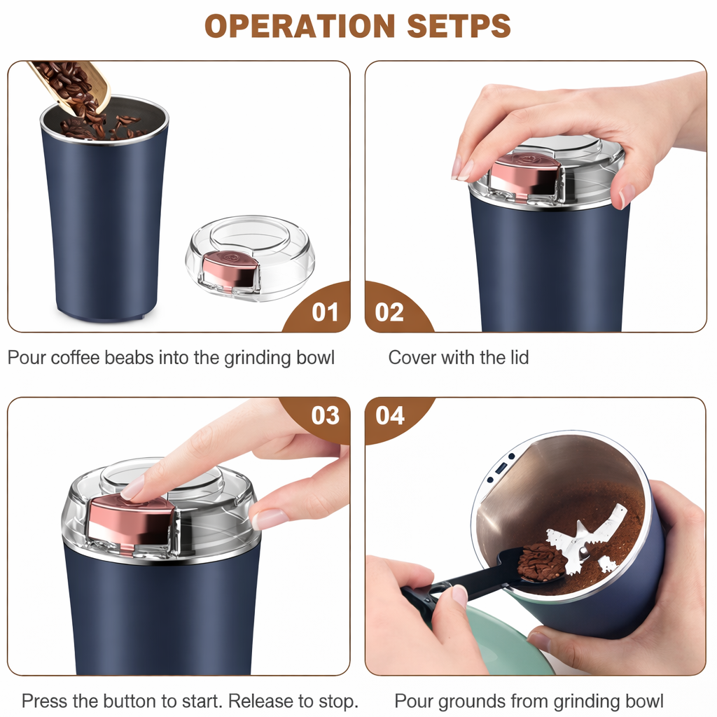 Electric Coffee Grinder- Multipurpose Grinder