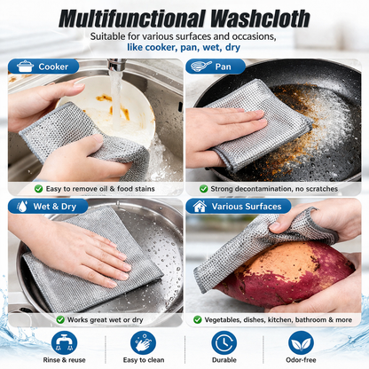 Multipurpose Wire Dishwashing Rags