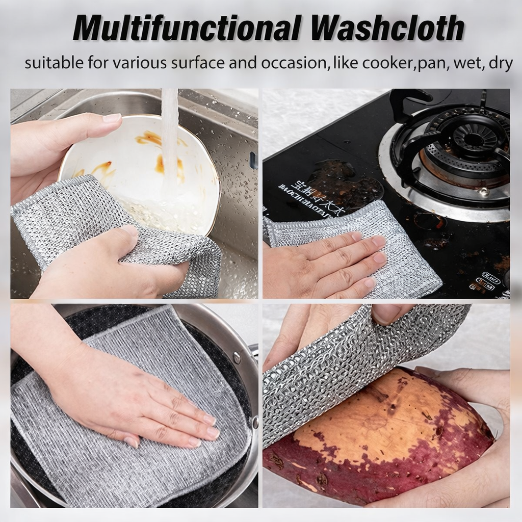 Multipurpose Wire Dishwashing Rags